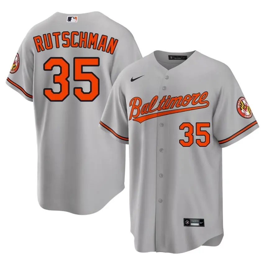 #35 Adley Rutschman Birdland Men's 2026-27 Jersey - Gray
