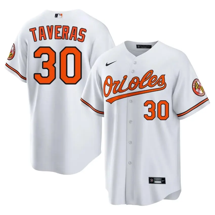 #30 Leody Taveras O's Men's 2026-27 Jerseys - White