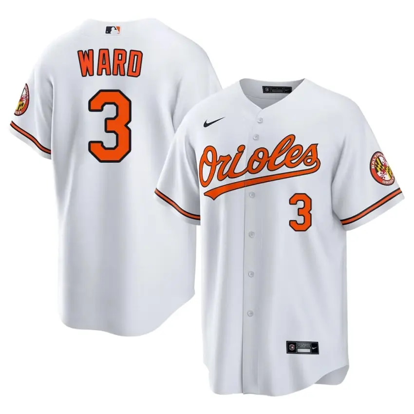#3 Taylor Ward Birds Men's Popular Jersey - White